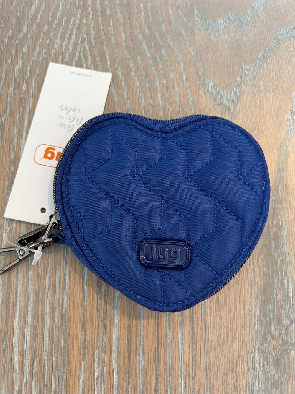Lug Heart Coin Pouch COBALT BLUE